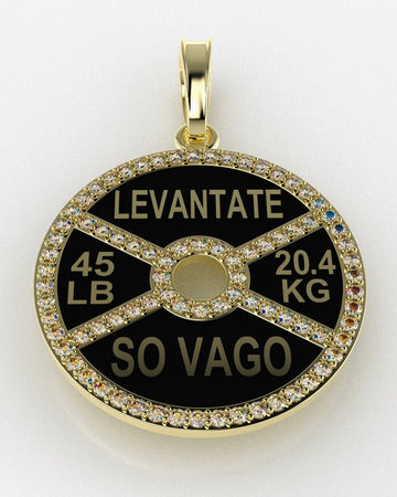 Levantate! So Vago™ | Jorge El Bombero Fitness x Barreras Jewelry Pendant