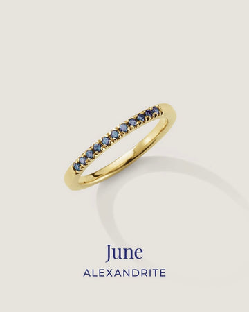 June Birthstone Band