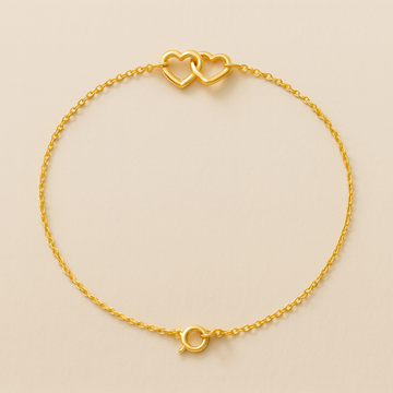 Interlocking Heart Bracelet