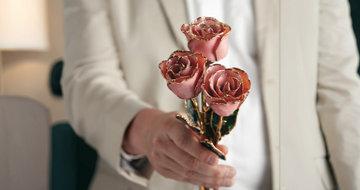 24K Gold Roses