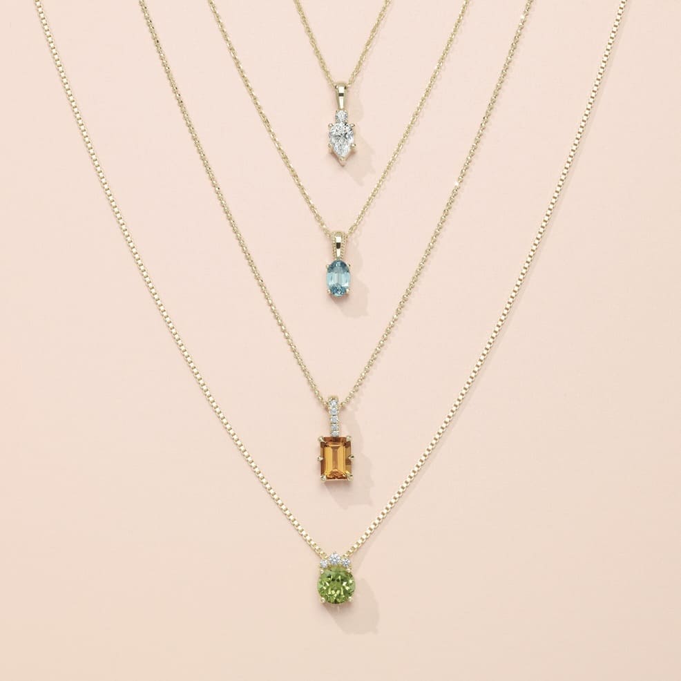 Solitaire Pendants