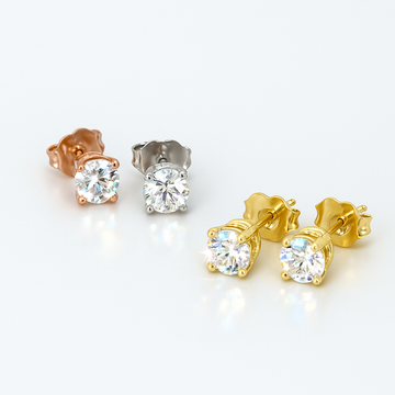 Moissanite Stud Earrings