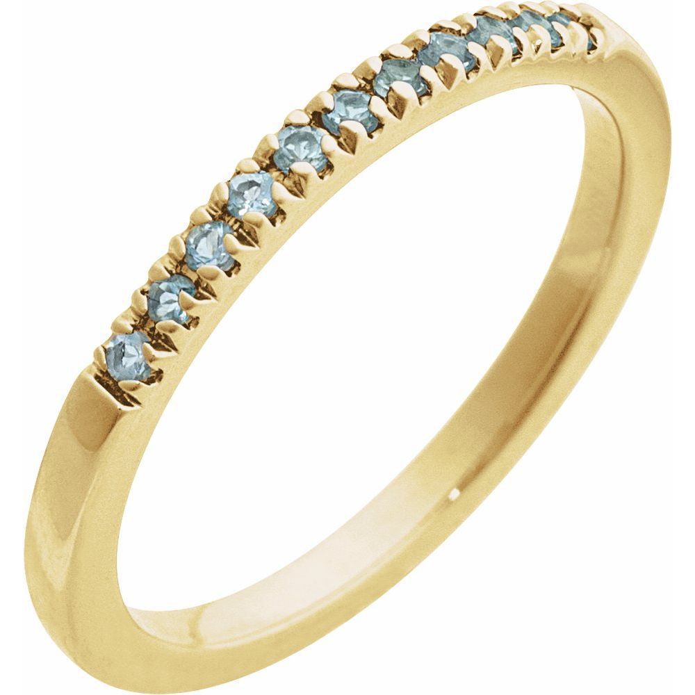 March Birthstone Band