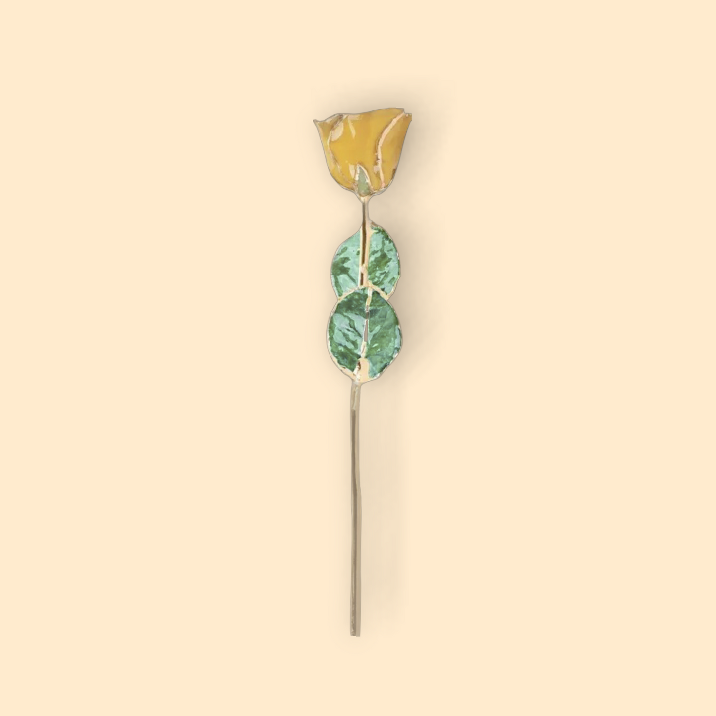 November - 24K Gold Trimmed Birthstone Rose