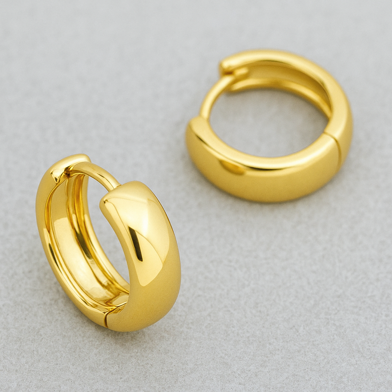 Huggie Hoops - 14mm