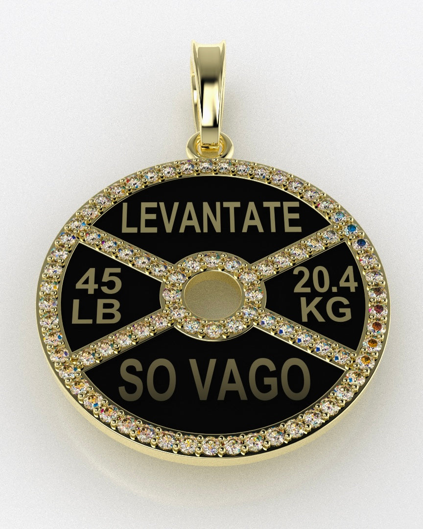 Levantate! So Vago™ | Jorge El Bombero Fitness x Barreras Jewelry Pendant