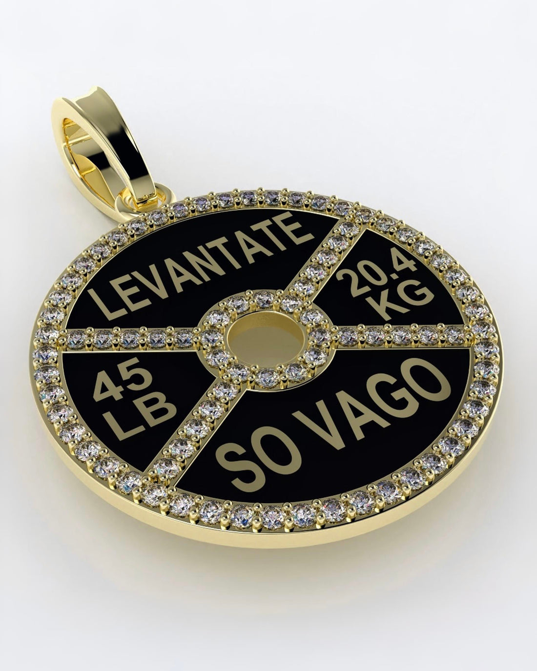 Levantate! So Vago™ | Jorge El Bombero Fitness x Barreras Jewelry Pendant