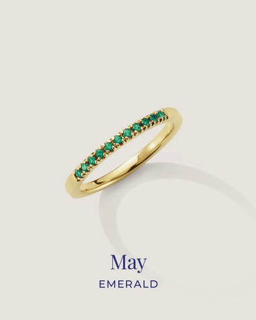 May Birthstone Band