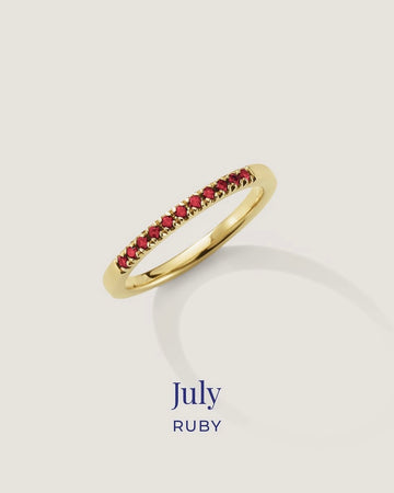 July Birthstone Band