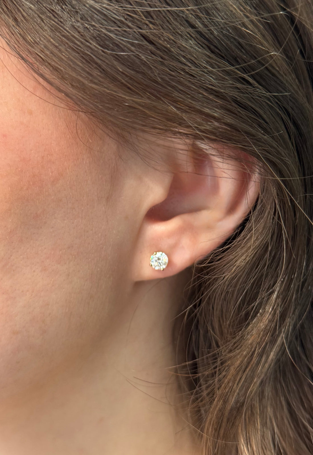 Moissanite Stud Earrings