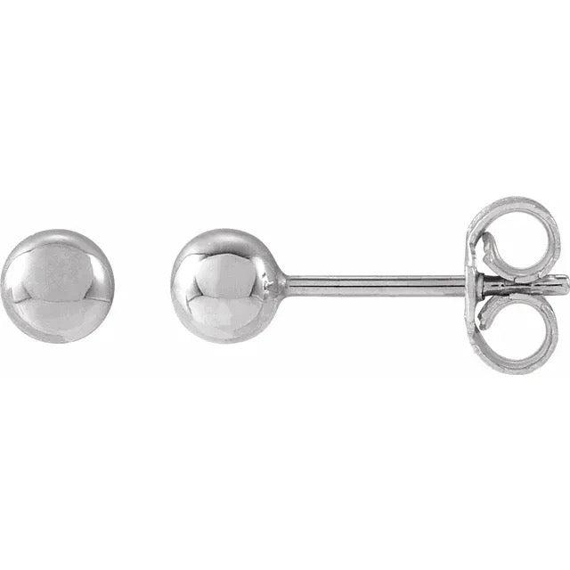 Ball Stud Earrings 14K - 4mm