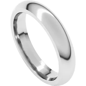 Silver ring on a white background