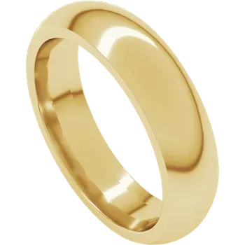 Gold ring on a wooden surface with a dark background