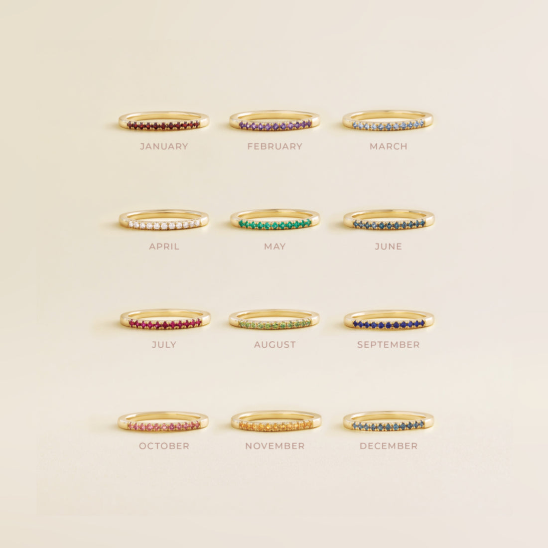 Birthstone Rings
