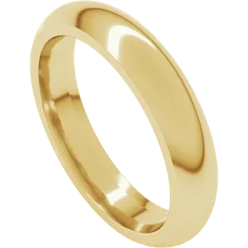 Men’s Comfort Fit 10K Wedding Band – 4mm