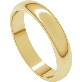 Men’s Standard 10K Wedding Band – 4mm